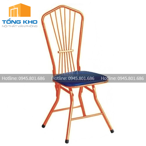 G17S-D001 ghế gấp chân sắt sơn, đệm PVC hoà phát