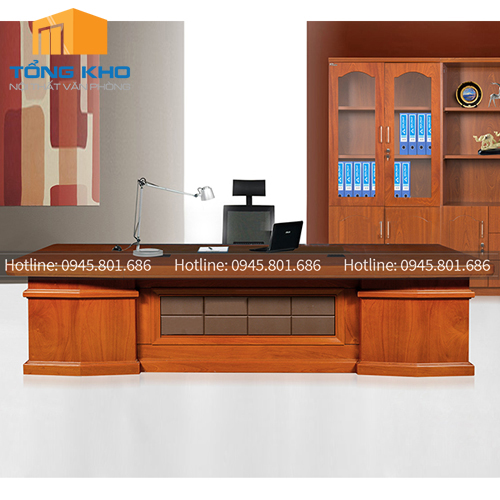 Bàn lãnh đạo DT3212VM18 Veneer kết hợp melamin