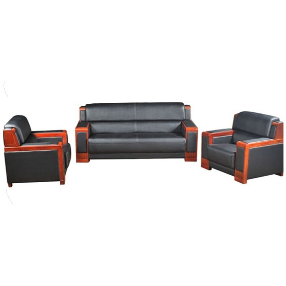 Sofa văn phòng bọc da Hòa Phát SF23