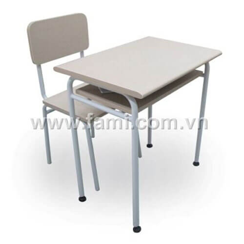 Bộ bàn ghế học sinh trung học F-BHS-02S + GHS- 02S