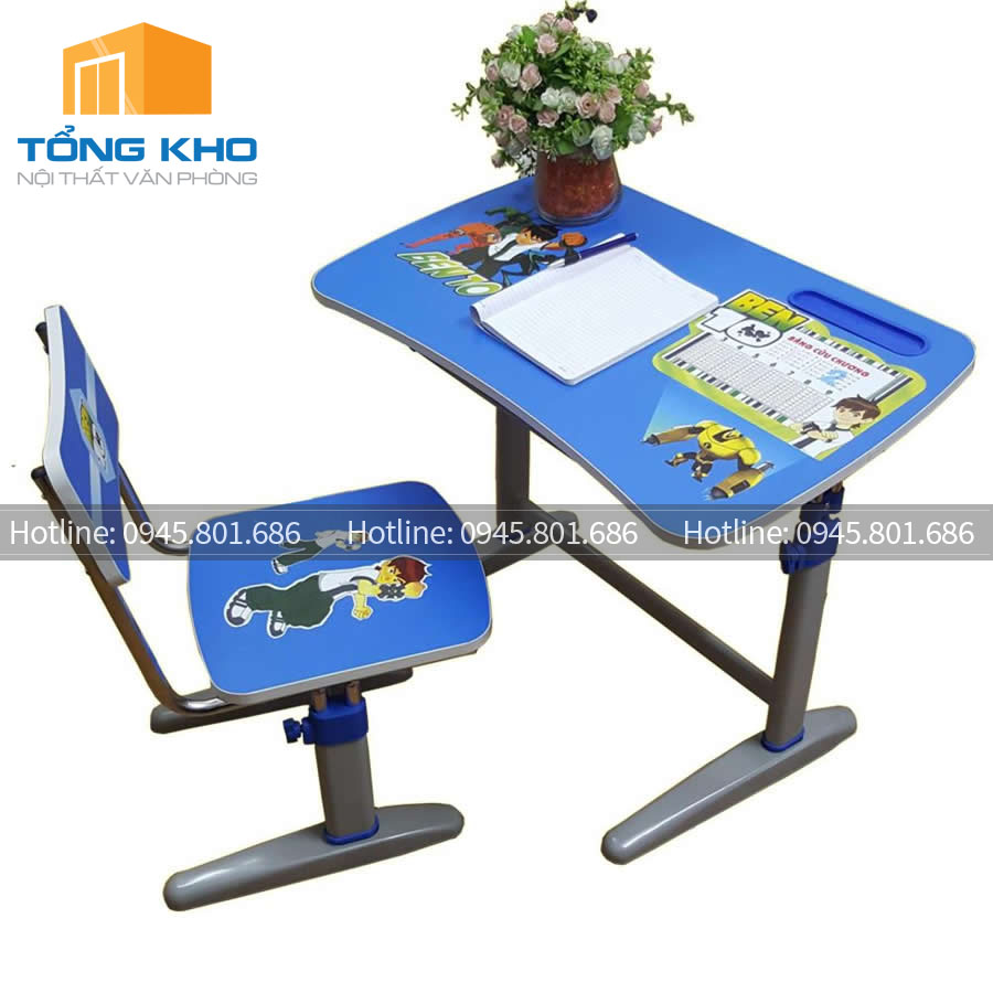 Update các mẫu bàn ghế học sinh cấp 1, 2 Hòa Phát 2019