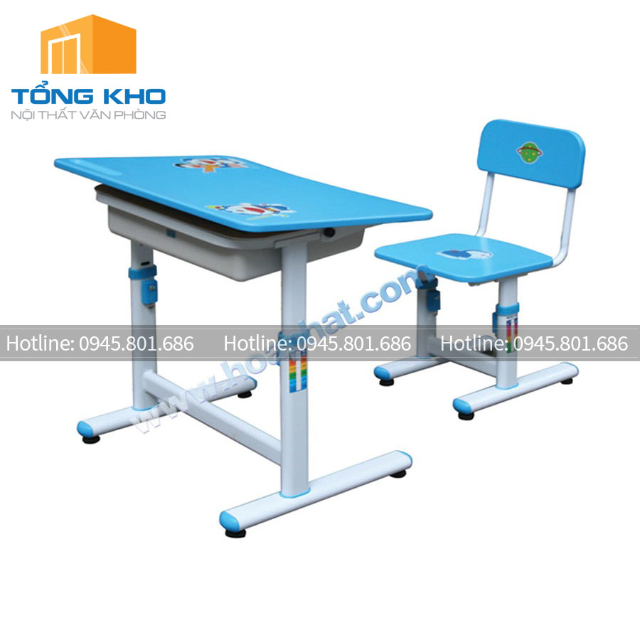 Update các mẫu bàn ghế học sinh cấp 1, 2 Hòa Phát 2019