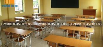 Update các mẫu bàn ghế học sinh cấp 1, 2 Hòa Phát 2019