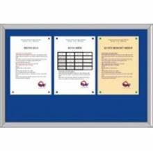 Bảng ghim khung nhôm nẹp nhỏ KT: 50x70cm