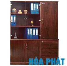 Tủ gỗ sơn PU cao cấp Hòa Phát DC1350H1