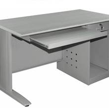 TH12 (TH120) bàn máy tính chân sắt mặt gỗ